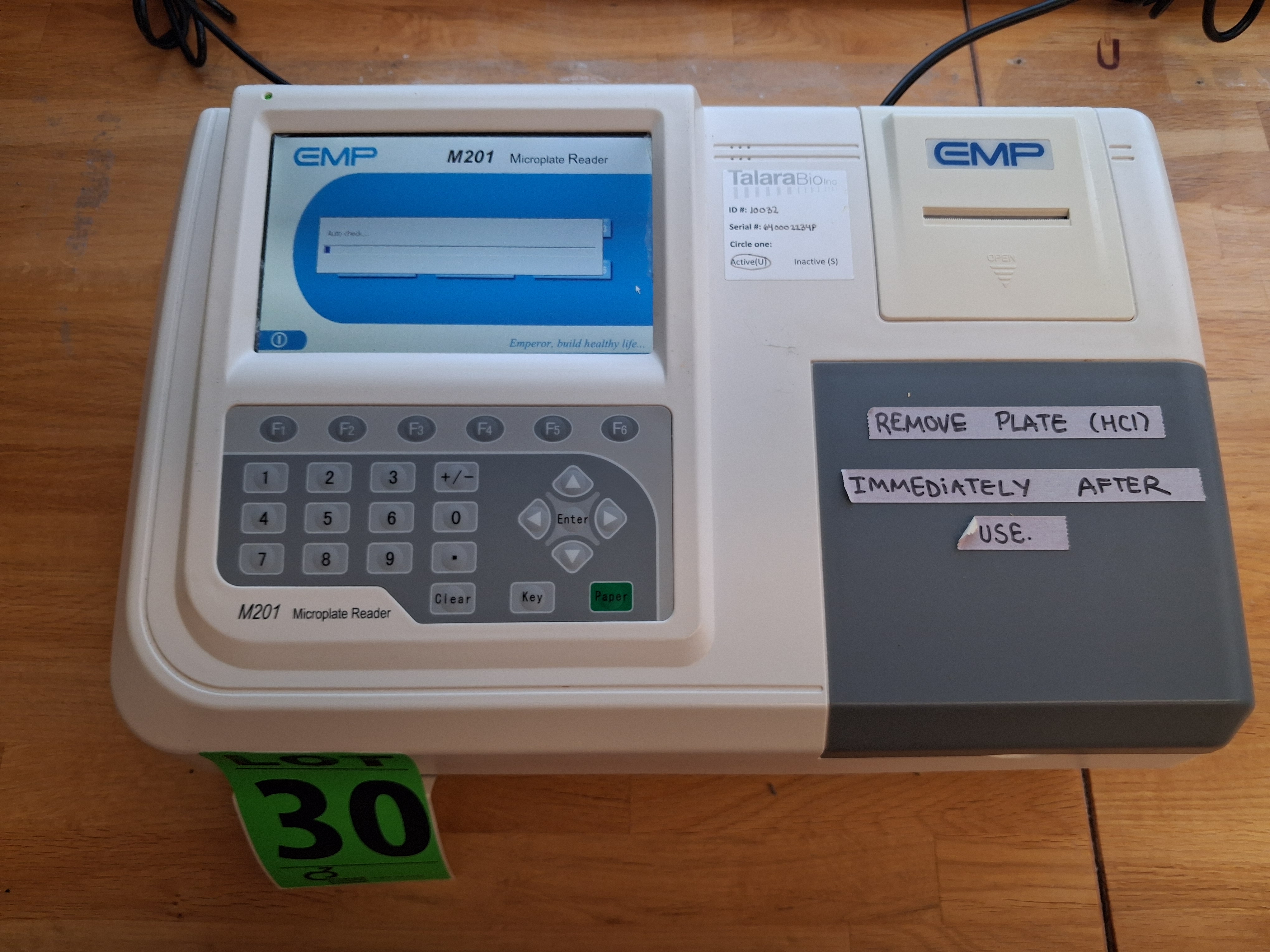 Lot 30 — SHENZHEN EMPEROR EMP M201 Microplate Reader