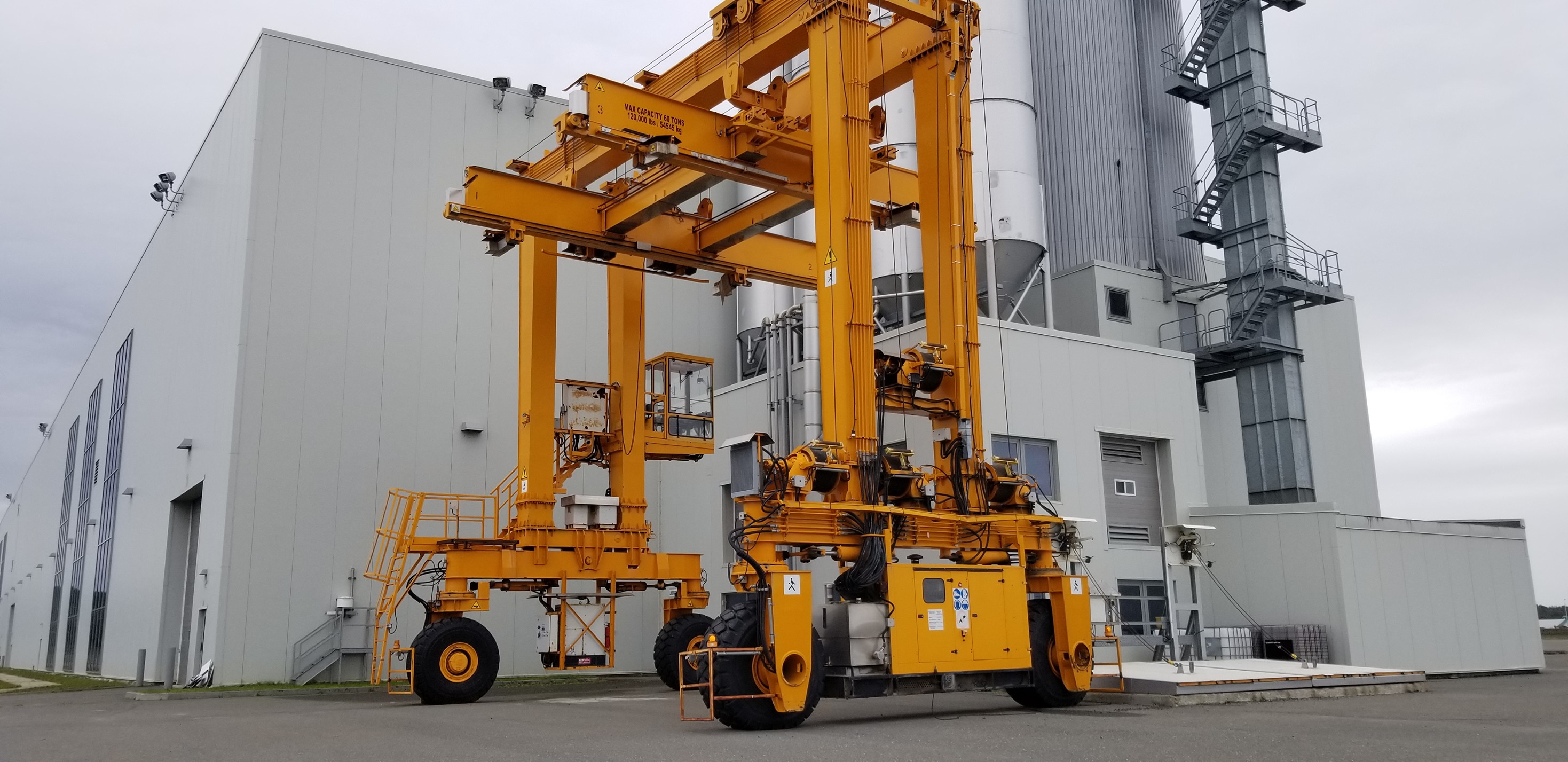 ENERCON crane at an industrial facility